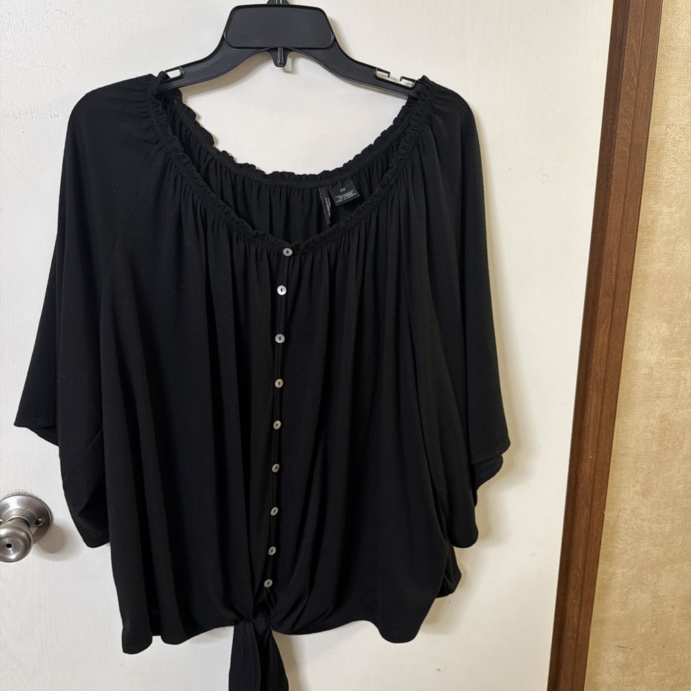 New Direction Top  3/4 Sleeve Size 3X